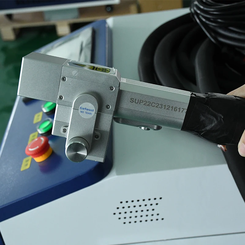 Industrial Laser Cleaning - SUP22C Testa di Pulizia Laser Portatile
