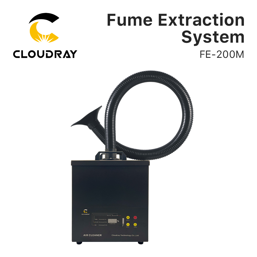 Laser Marking Machine - Sistema di estrazione fumi Cloudray FE-200M